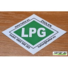 Nálepka LPG